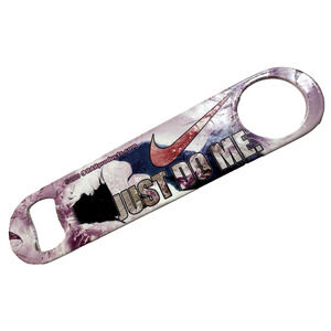 Flat Bottle Opener/ Bar Key, Just Do Me/Bartenders are Athletes Metal Bar Beer